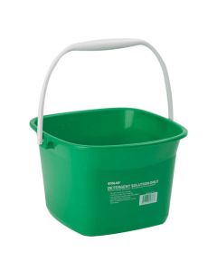 Ecolab 92681003 Plastic Detergent Pail, 6qt, Green