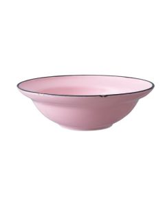 Oneida L2101003797 Tin Tin 12oz Rim Soup Bowl, Pink