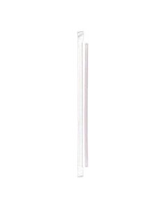 Empress E211TRW Jumbo Wrapped Straw, 7-3/4", Clear (Box of 500)