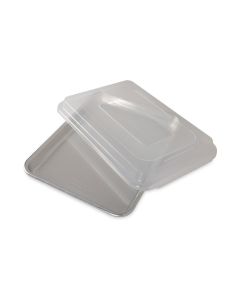 Nordic Ware 45303 Quarter Sheet Pan w/ Lid, 13"X9.8"X2.13", Aluminum