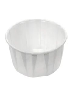 Genpak F325 Paper Souffle Cup, 3-1/4oz, White (Case of 5000)