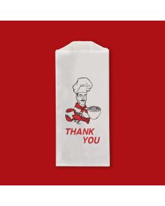 Fischer Paper Products 903 'Thank You' Doggie Bag, Paper, 5