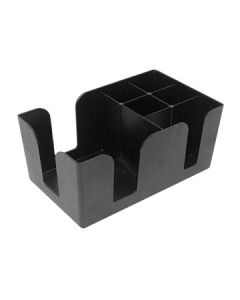 Boelter BAR-01 Plastic Bar Caddy, Black