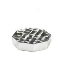 Cal-Mil 308-4-49 4" Chrome Octagon Standard Drip Tray