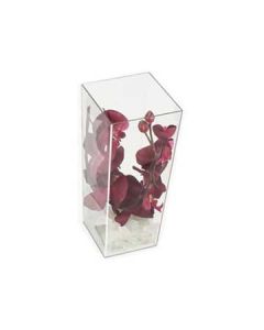 Cal-Mil 879-12 Square Acrylic Accent Tower, 12" H