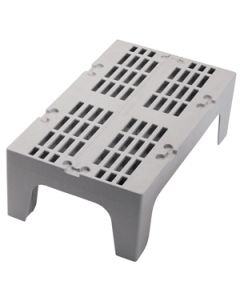 Cambro DRS360480 36"x21"x12" Slotted Dunnage Rack, Speck Gray