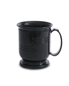 Cambro MDSM8110 Shoreline Plastic Mug w/ Handle, 8oz, Black (Case of 48)