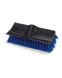 Carlisle 3619014 10" Blue Dual Surface Scrub Brush w/ Squeegee