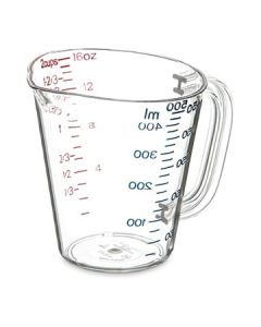 Carlisle 4314207  Polycarbonate Measuring Cup, 16oz (2 Cup)