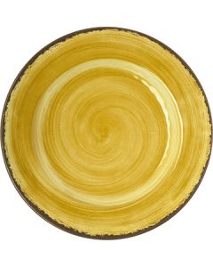 Carlisle 5400213 Mingle Melamine Salad Plate, 9", Amber