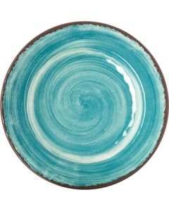 Carlisle 5400215 Mingle Melamine Salad Plate, 9", Aqua