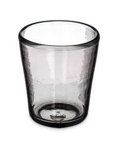 Carlisle MIN544018 Mingle Tritan Double Old Fashioned Glass, 14oz, Smoke Gray