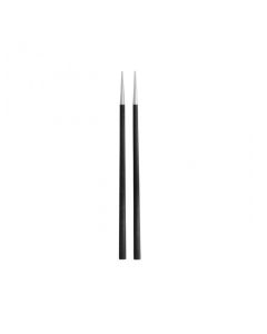 Costa Nova C20320-BLK Mito Chopstick Set, 2 pieces, Black (Case of 12)