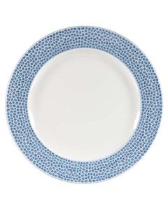 Churchill OCISIF581 Isla Spinwash 10-7/8" Footed Plate, Ocean Blue