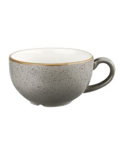 Churchill SPGSCB281, Stonecast Cappuccino Cup, 12oz, Peppercorn Grey