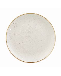 Churchill SWHSEVP61, Stonecast Coupe Plate, 6-1/2", Barley White