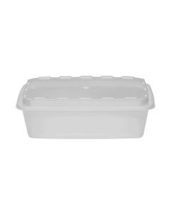 Cube Packaging CR-937C 38oz Clear Plastic Container w/ Lid (Case of 150)