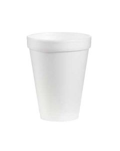 Dart 12J12 Cup, Foam, 12oz, White (Case of 1000)