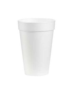 Dart 16J16  Cup, Foam, 16oz, White (Case of 1000)