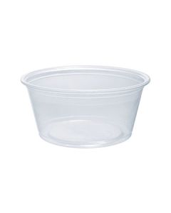 Dart 325PC Conex Cup 3.25oz Translucent Plastic Portion Souffle Cups (Case of 2500)