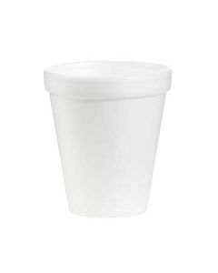 Dart 8J8 Cup, Foam, 8oz, White (Case of 1000)