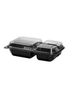 Dart 919019-PM94 BoxLine Hinged Takeout Container w/Lid (Case of 100)