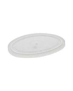 Pactiv E1002LD Ellipso Lid for 2oz Soufflé Cup, Translucent (Case of 1000)