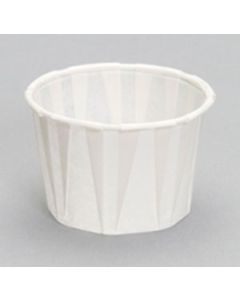 Genpak F200 2oz Paper Souffle Cup, White (Case of 5000)