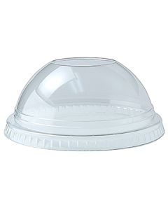 Fabri-Kal DLKC12/20NH Kal-Clear Dome Lids f/12-20oz Cups-No Hole (Case of 1000)