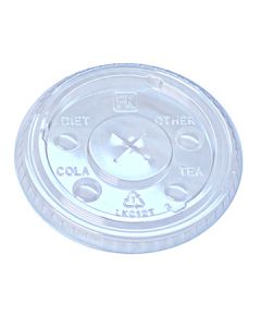 Fabri-Kal LKC12T Kal-Clear Plastic Lids for Tall 12oz Cups (Case of 1000)