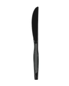 Georgia-Pacific KH517 Heavy Weight Plastic Knives, 7-1/2'', Black (Case of 1000)