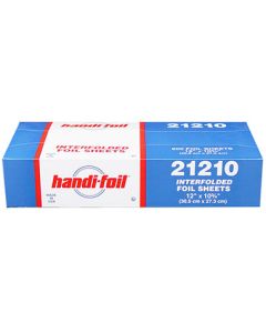 Handi-Foil 21210 12" x 10-3/4" Pop-Up Interfolded Foil Sheets (Box of 200)