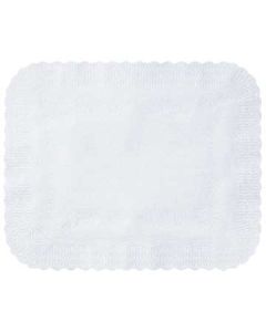 Hoffmaster 410202 Scalloped Traymat, Paper, 14"X19-1/8", White (Case of 1000)