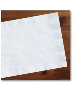 Hoffmaster PM30659 Straight Edge Placemat, Paper, 10"X14", White (Case of 1000)