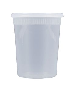 Pactiv YSD2532 DELItainer 32oz Round Deli Container and Lid Combo (Case of 240)