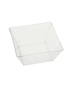 American Metalcraft PBSL73 Bowl/Basket Square Pet Liner, 7"X7"X3.25", Clear