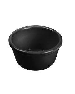 Winco RP-2K Smooth Plastic Ramekin, 2oz, Black