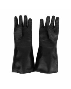 Ritzenthaler GLN27BK Vinyl/Neoprene Cleaning Glove, 17", Black