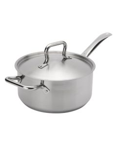 Browne Foodservice 5734035 Elements Sauce Pan with Cover, 5-3/10qt