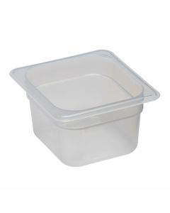 Cambro 64PP190 Food Pan, 1/6 Size, 4" Deep, Translucent