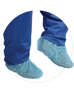 Tradex PSC3XL Blue Polypropylene Shoe Covers, X-Large (Case of 3 Boxes)