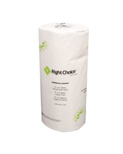 Right Choice 78000007 Paper Towel Roll, 250 Sheets, 11X8", 2-PLY (Case of 12)