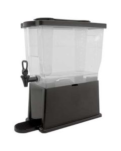 Service Ideas CBDP3BLK 3 Gal Plastic Cold Beverage Dispenser