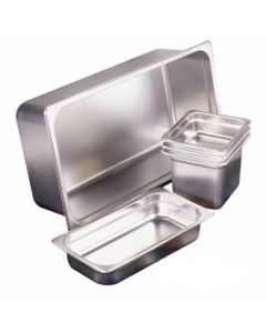 Boelter 88004931 Steam Table Pan Full Size, 4''Deep, Stainless Steel