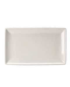 Steelite 11070550 Taste White 10-5/8" x 6-1/2" Rectangular Platter (Case of 6)