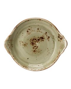 Steelite 11310316 Craft Green 19oz Round Eared Dish (Case of 12)