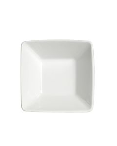 Steelite 6900E417 Pub Porcelain 6-1/4oz Square Bowl, White (Case of 36)