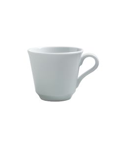 Steelite 6900E509 Varick Bistro Porcelain 7oz Symphony Cup, White