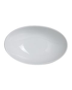 Steelite 6900E588 Varick Bistro Porcelain 30oz Oval Bowl, White