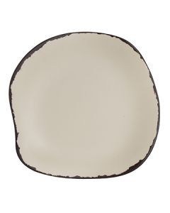 Steelite 7202DD027 Marisol Rustic Melamine Bread Plate, 5-1/2", Sandshell